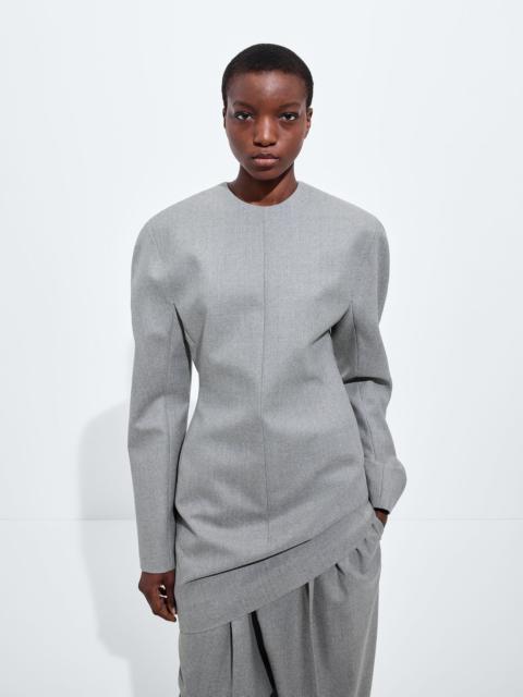 Bottega Veneta Compact Wool Flannel Dress