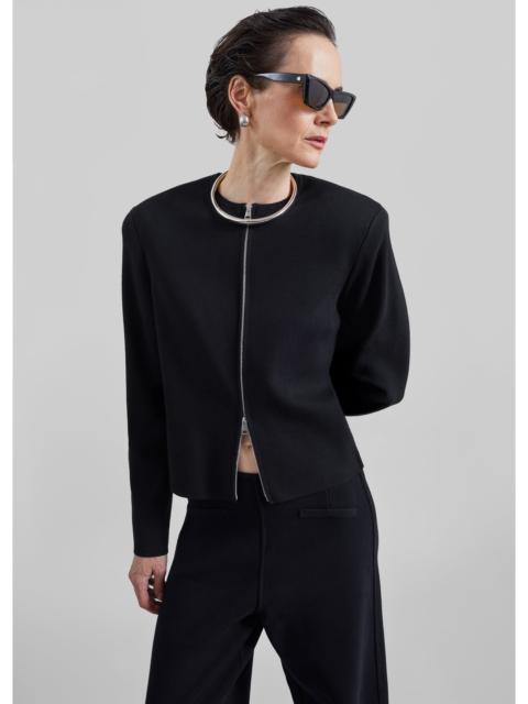 The Frankie Shop Mael Padded Cardigan - Black