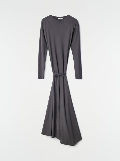 Lemaire FLUID LONG-SLEEVE DRESS IN SILKY JERSEY CREPE