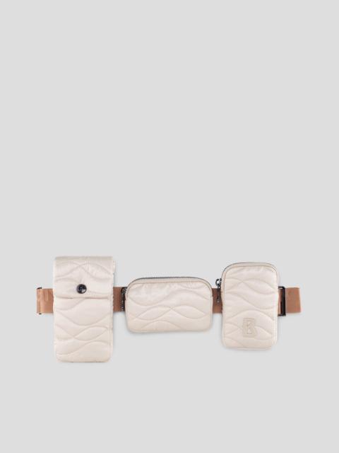 BOGNER Enja Bavarian wool multipocket belt bag in Cream