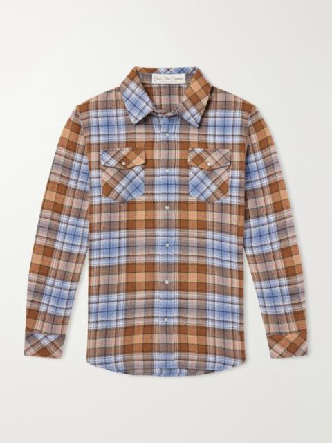 God’s True Cashmere Nomad Checked Cashmere Shirt