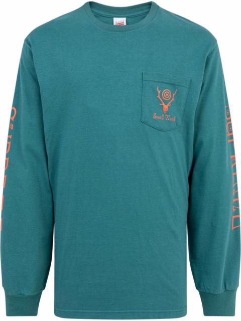 Supreme x SOUTH2 WEST8 logo-print sweatshirt
