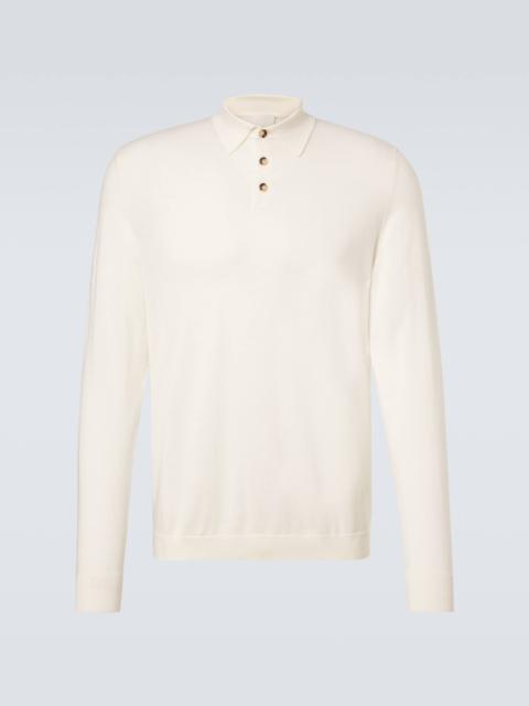 Allude Virgin wool polo sweater