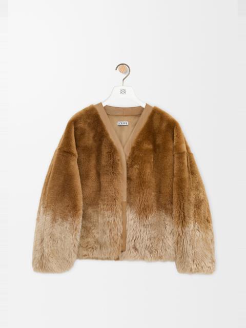 Loewe Cardigan in shearling
