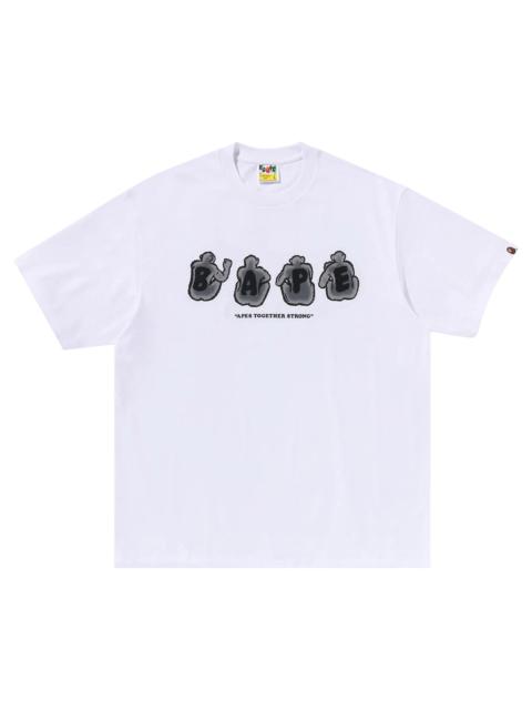 BAPE Stone Ape Character Relaxed Fit Tee 'White'