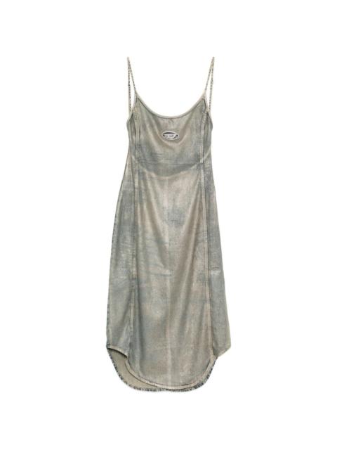 Diesel De-Vera-S logo-detail midi dress