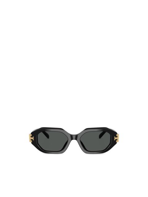 TORY BURCH Eleanor geometric-frame sunglasses
