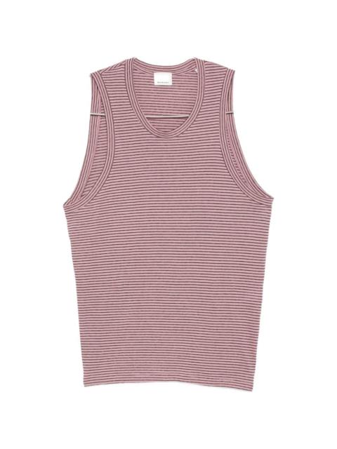Isabel Marant striped sleeveless T-shirt