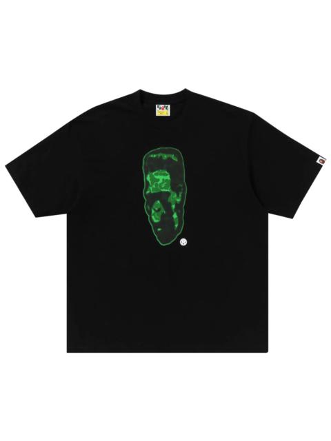 BAPE Spray Frankenstein Relaxed Fit Tee 'Black'