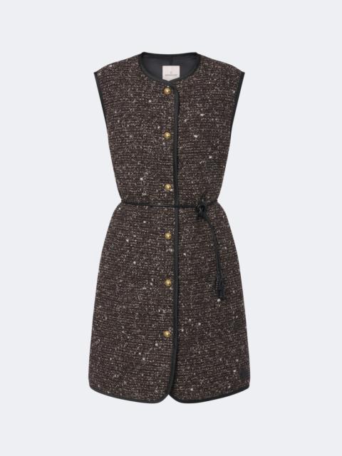 Moncler Figurative down-paneled wool-blend vest
