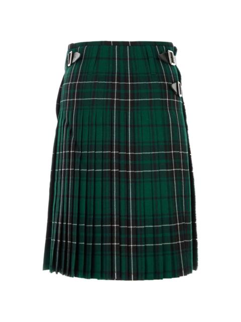 JW Anderson plaid-pattern skirt