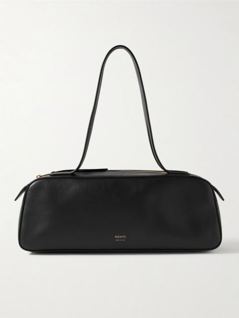 KHAITE Simona leather shoulder bag Black