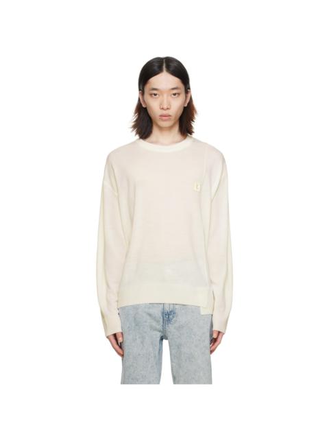 Off-White Asymmetric Hem Sweater
