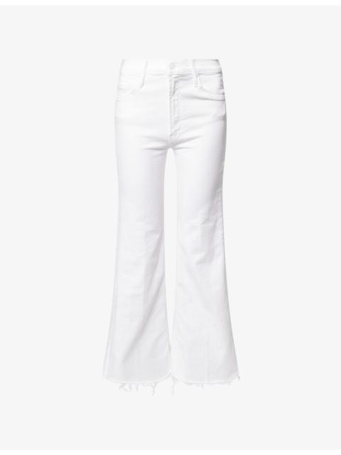 MOTHER The Lil Doozy Fray Cotton-Blend Denim Jeans