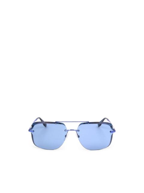 adidas geometric-frame sunglasses