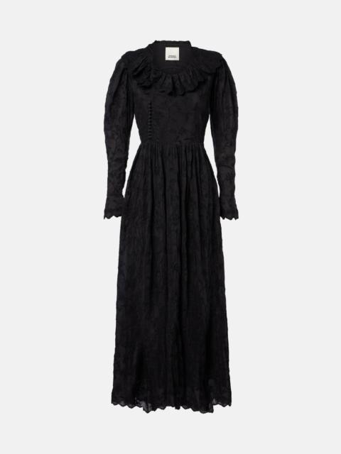 Isabel Marant Zoen floral cotton and silk maxi dress