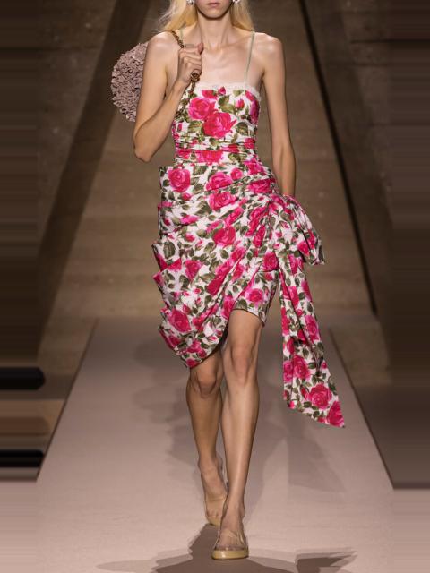 Chloé Printed Ruched Top multi