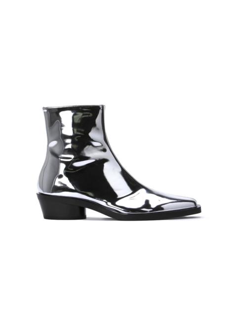 Proenza Schouler Bronco Ankle Boots silver