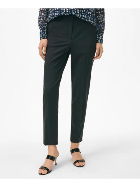 Brooks Brothers The Essentials Brooks Brothers Stretch Wool Slim Crop Pants