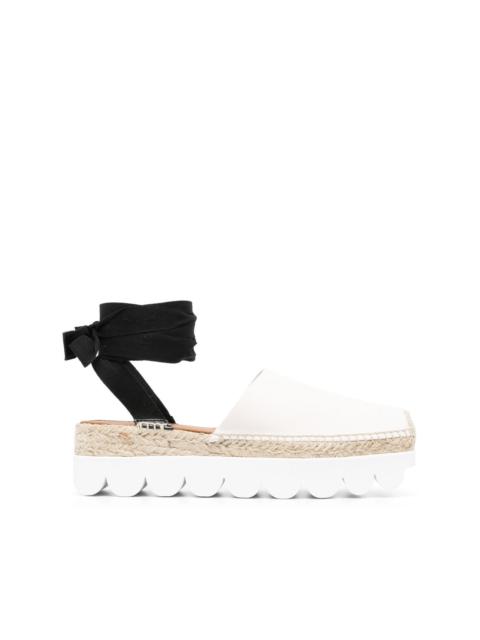 Marni ankle-tie flatform espadrilles