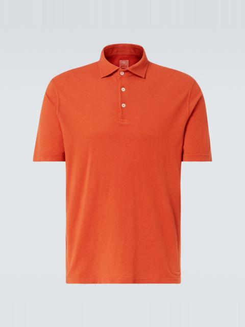 FEDELI Piqué polo shirt