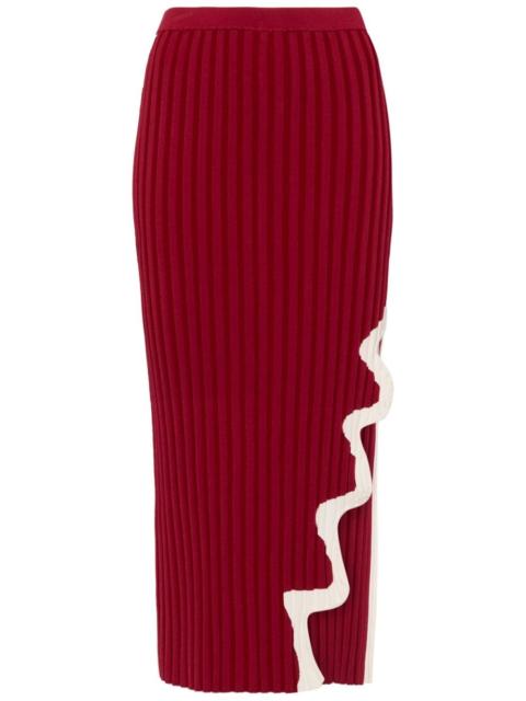 PH5 logo-print midi skirt