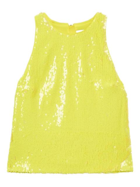 MSGM sequinned top