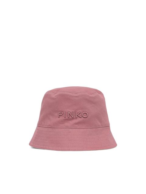 PINKO embroidered-logo bucket hat