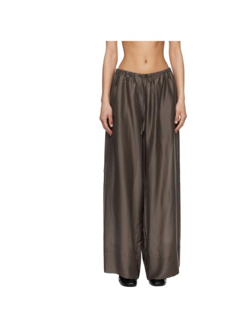 entire studios Brown Vento Wide Leg Trousers