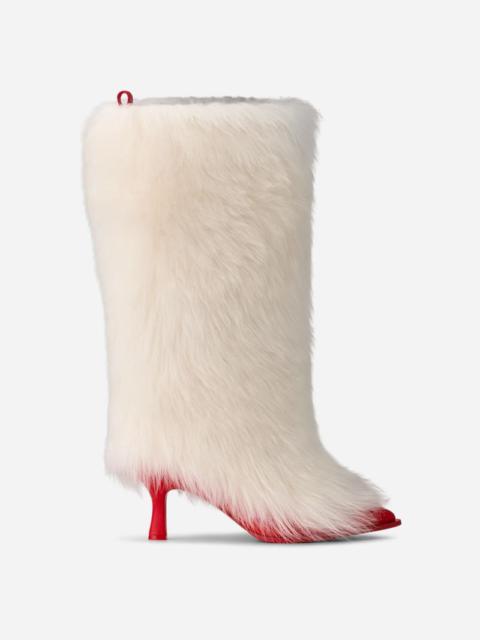 UGG ® Women's ® Ambush Heel Sheepskin Boots in White/red