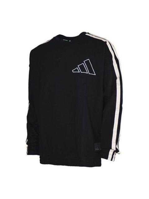 adidas Dp hdn crew Round Neck Pullover Long Sleeves Black GH4779