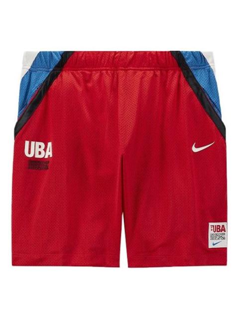 Nike Nike Mesh Shorts Contrasting Colors Alphabet Printing Sports Basketball US Edition Red CW8012-611