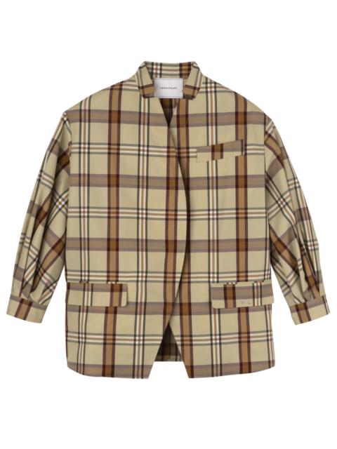 Longchamp Kimono jacket Pistachio - Techno taffeta