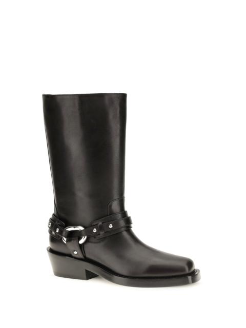 rabanne Rabanne Calf Leather Boot — Black