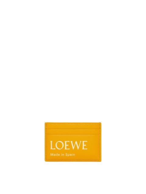 Loewe Embossed LOEWE plain cardholder in shiny nappa calfskin