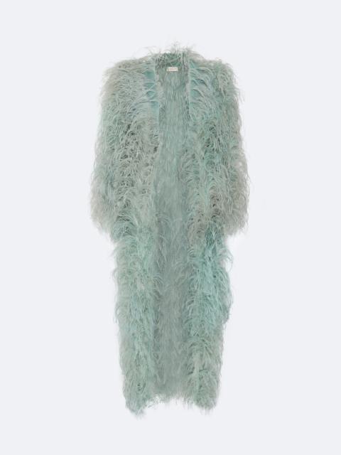 LAPOINTE Marbled Feathers Coat