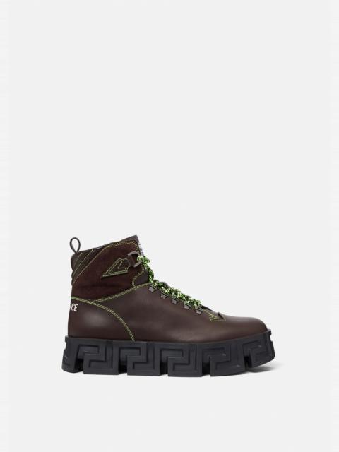 VERSACE Greca Labyrinth Hiking Boots