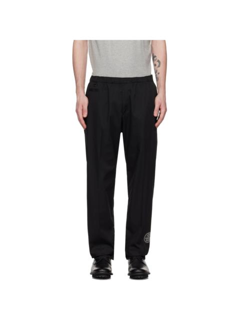 Black Embroidered Trousers