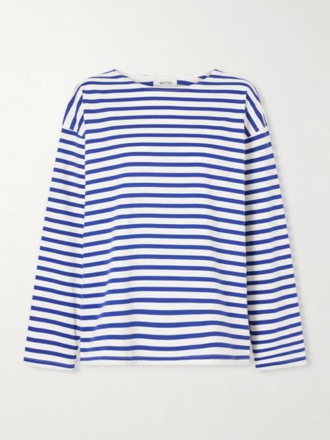 MATTEAU Breton striped cotton-jersey T-shirt Blue