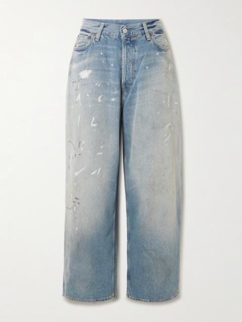 Acne Studios 2023 Distressed Organic Low-rise Wide-leg Jeans