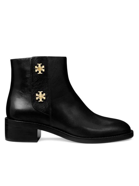 TORY BURCH Women's T-Lock Leather Ankle Boots - Perfect Black