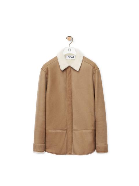 Loewe Overshirt in shearling