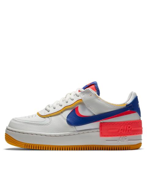 (WMNS) Nike Air Force 1 Shadow 'White Crimson Blue' CI0919-105