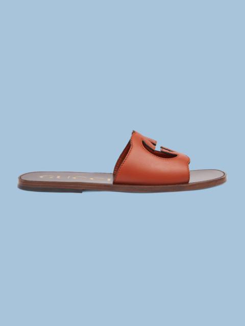 GUCCI Men's Interlocking G slide sandals
