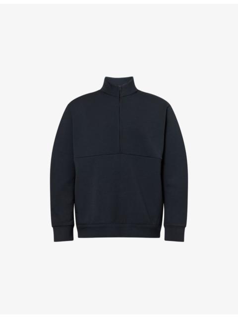 Nike Dri-Fit Quarter-Zip Stretch-Woven Sweatshirt