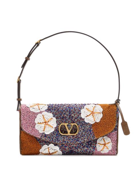 Valentino Women's Devain Small Embroidered Shoulder Bag - Multicolor