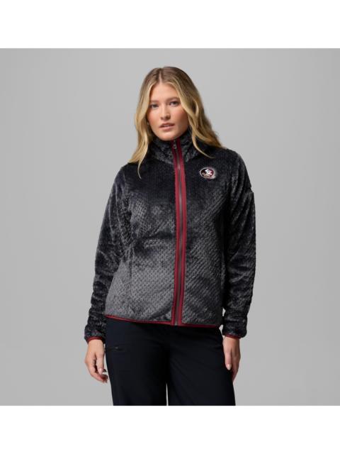 Columbia Women's Collegiate Fire Side II Sherpa Full Zip Fleece - Florida State