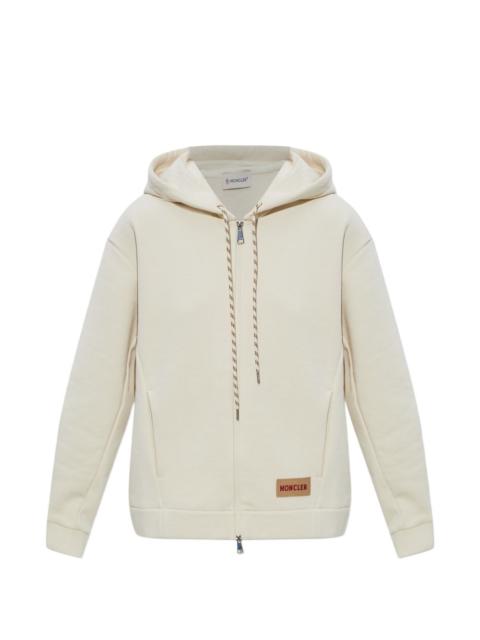 Moncler logo-patch hoodie