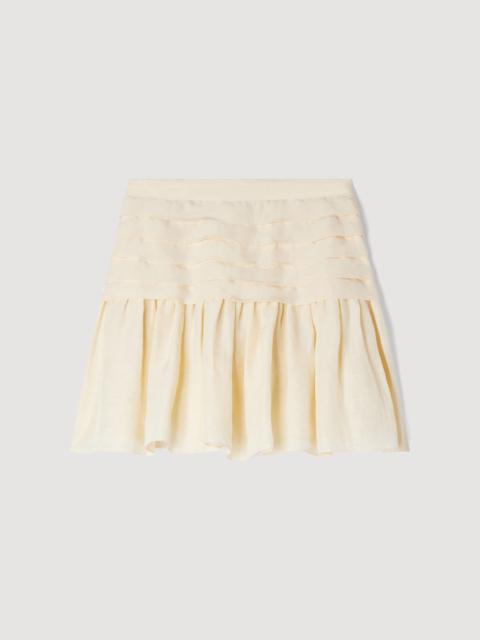 Sandro MINI PLEATED SKIRT