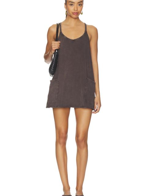 FREE PEOPLE x FP Movement Hot Shot Mini Romper Dress